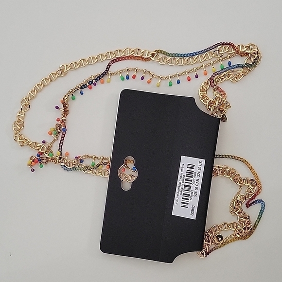 Torrid Always Proud Rainbow Layered Chain Necklace & 3-Piece Anklet Set - Picture 9 of 9